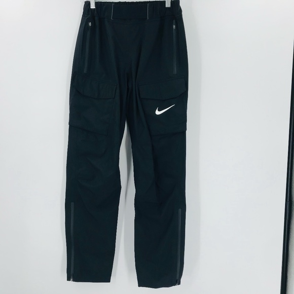Nike Women's High Rise Cargo Straight Leg Pants Black Size XS - Picture 1 of 7